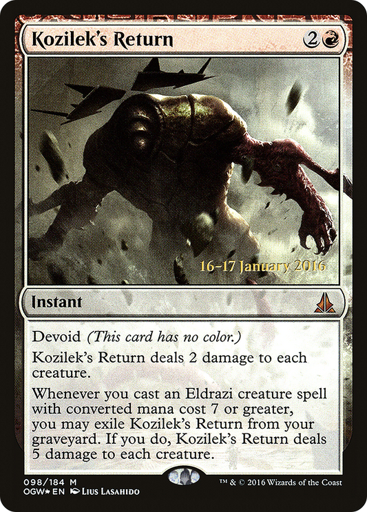 Kozilek's Return (PRE-98S) (Foil)