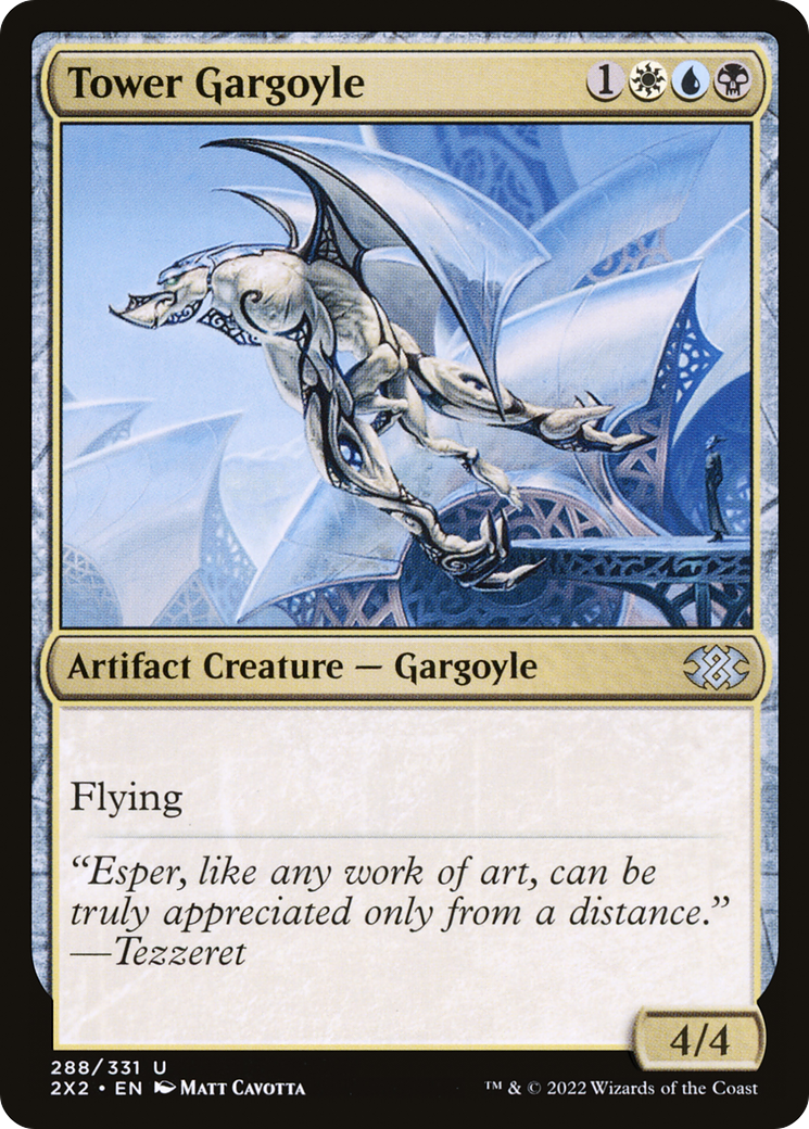 Tower Gargoyle (2X2-288) (Foil)