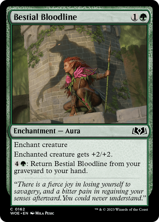 Bestial Bloodline (WOE-162) (Foil)