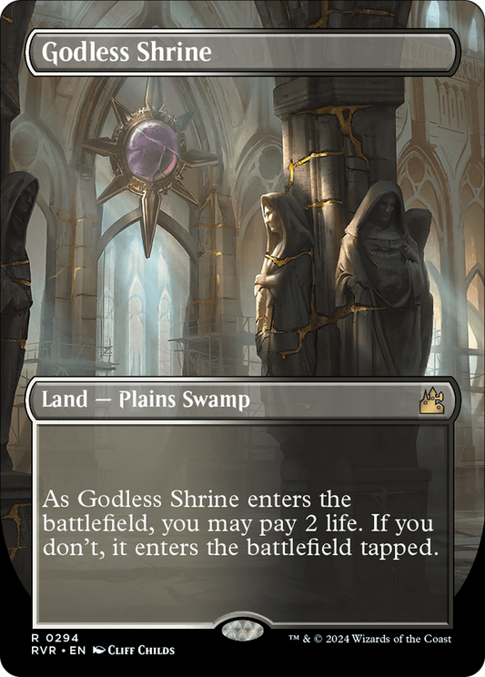 Godless Shrine (RVR-294) (Borderless) (Foil)