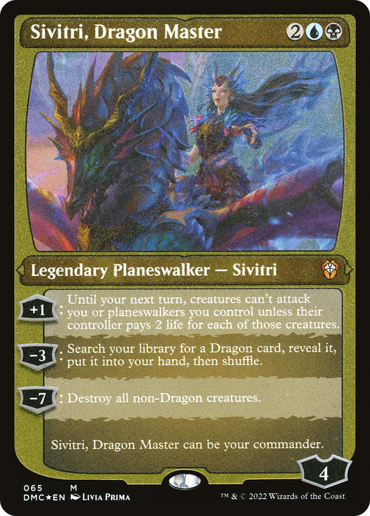 Sivitri, Dragon Master (DMC-065) (Etched Foil)