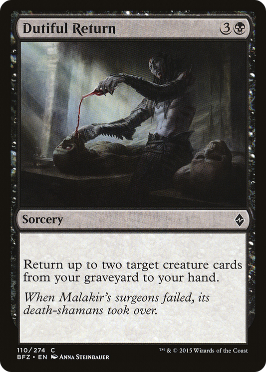 Dutiful Return (BFZ-110)