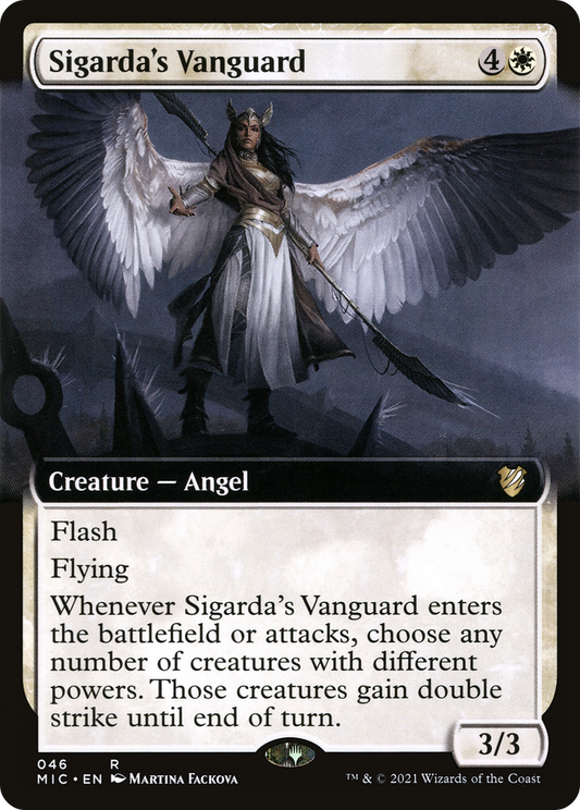 Sigarda's Vanguard (MIC-046) (Extended Art)