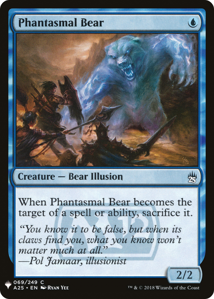 Phantasmal Bear (LIST-A25-69)