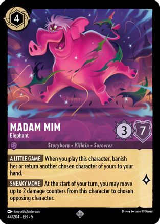 Madam Mim - Elephant (5-044) (Cold Foil)