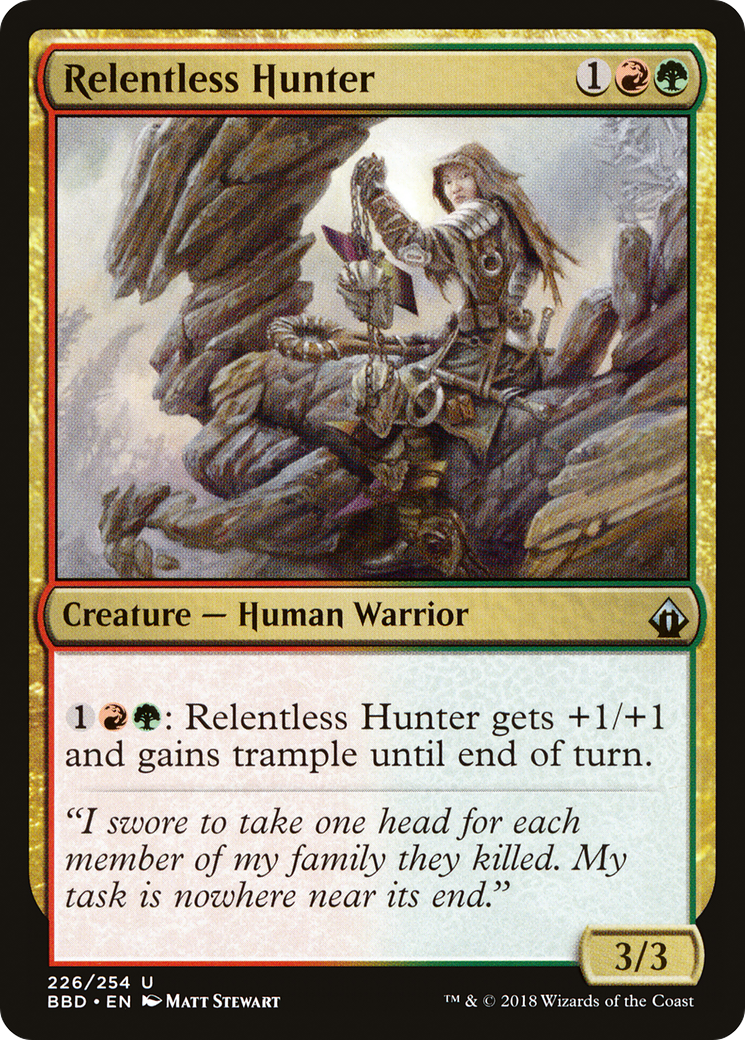 Relentless Hunter (BBD-226) (Foil)