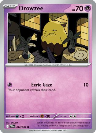 Drowzee (SFA-016) (Reverse Holofoil)