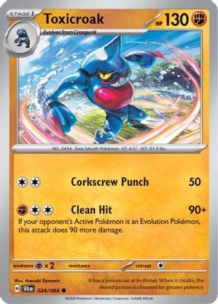 Toxicroak (SFA-024) (Reverse Holofoil)