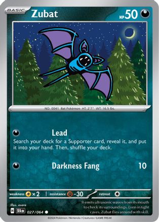 Zubat (SFA-027) (Reverse Holofoil)
