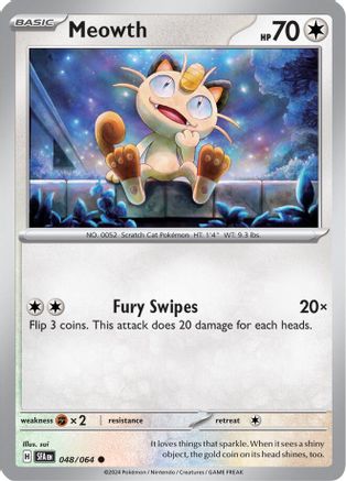 Meowth (SFA-048) (Reverse Holofoil)