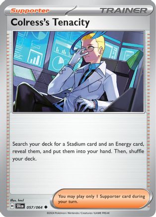 Colress's Tenacity (SFA-057) (Reverse Holofoil)