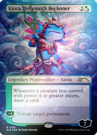 Kiora, Behemoth Beckoner (Rainbow Foil) (SLD-1700)