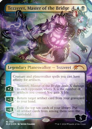 Tezzeret, Master of the Bridge (Rainbow Foil) (SLD-1701)