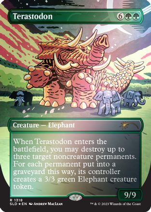 Terastodon (Rainbow Foil) (SLD-1318)