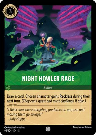 Night Howler Rage (5-095) (Cold Foil)