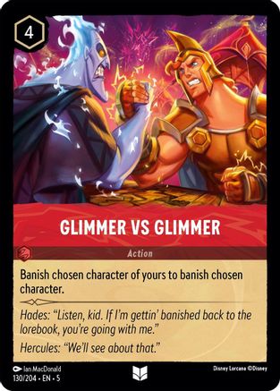 Glimmer vs Glimmer (5-130) (Cold Foil)