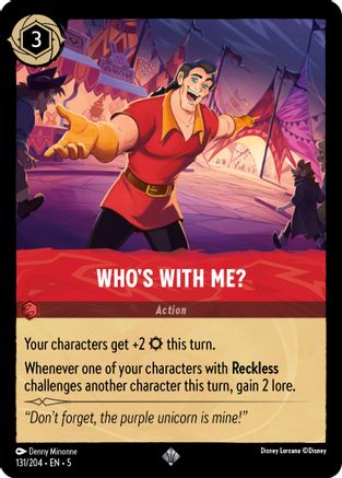 Who's With Me? (5-131) (Cold Foil)