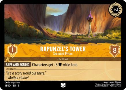 Rapunzel's Tower - Secluded Prison (5-033) (Cold Foil)