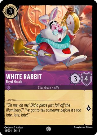 White Rabbit - Royal Herald (5-043) (Cold Foil)