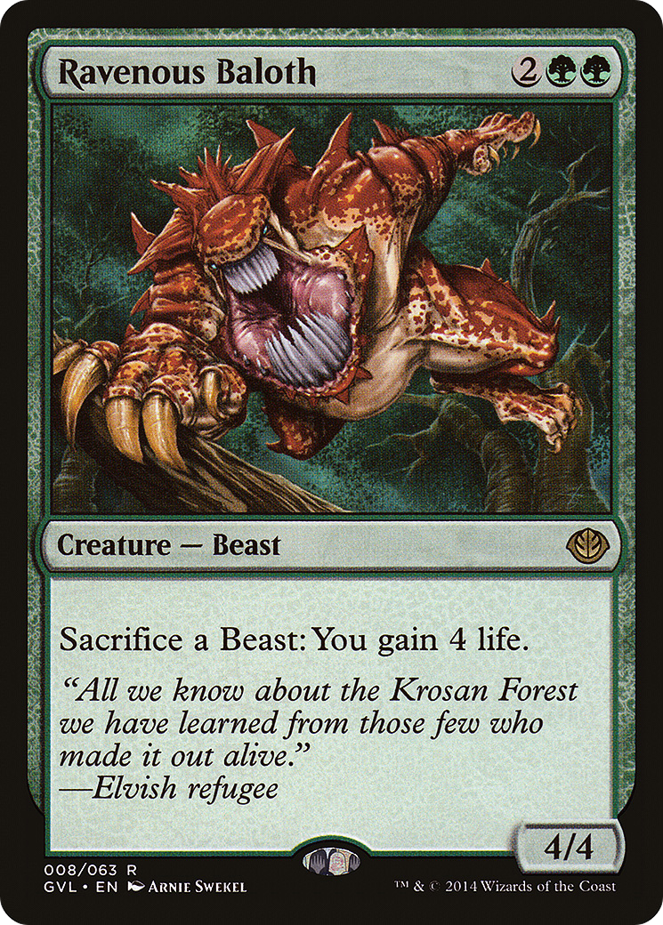 Ravenous Baloth (DD3-008)