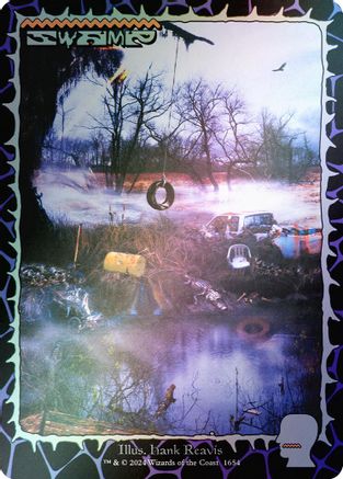 Swamp (1654) (Rainbow Foil) (SLD-1654) (Full Art)