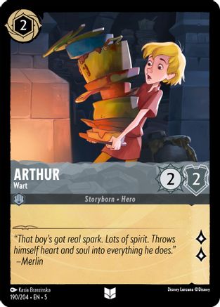 Arthur - Wart (5-190) (Cold Foil)