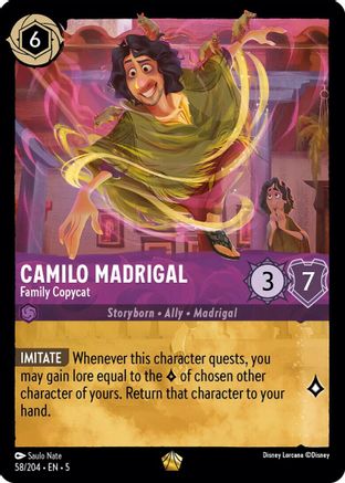 Camilo Madrigal - Family Copycat (5-058) (Cold Foil)