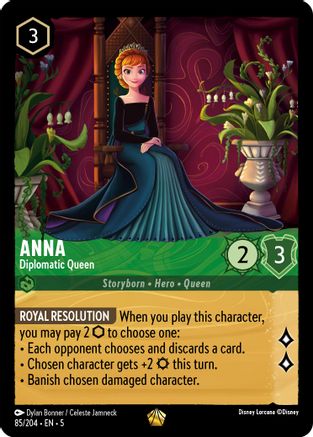 Anna - Diplomatic Queen (5-085) (Cold Foil)