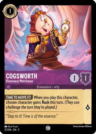 Cogsworth - Illuminary Watchman (5-037) (Cold Foil)