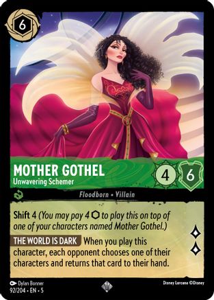 Mother Gothel - Unwavering Schemer (5-092) (Cold Foil)