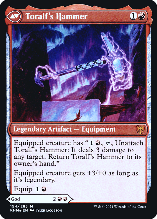 Toralf, God of Fury // Toralf's Hammer (PRE-154S) (Foil)