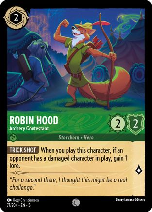 Robin Hood - Archery Contestant (5-077) (Cold Foil)