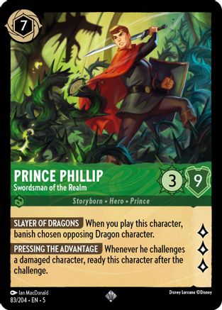 Prince Phillip - Swordsman of the Realm (5-083) (Cold Foil)
