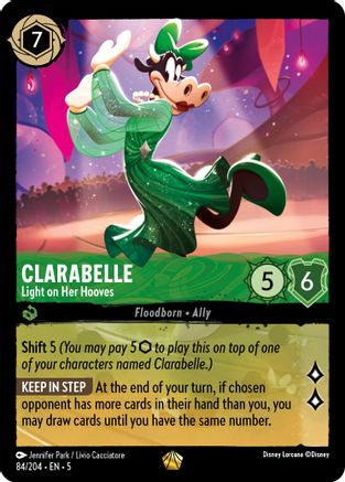 Clarabelle - Light on Her Hooves (5-084) (Cold Foil)