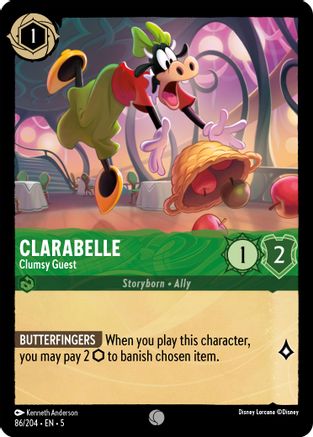 Clarabelle - Clumsy Guest (5-086) (Cold Foil)