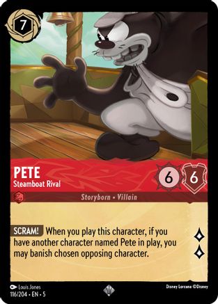 Pete - Steamboat Rival (5-116) (Cold Foil)