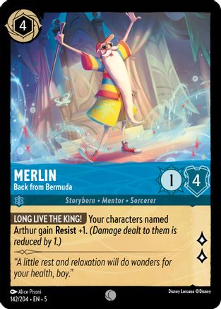 Merlin - Back from Bermuda (5-142) (Cold Foil)