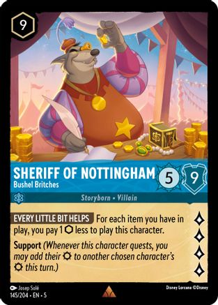 Sheriff of Nottingham - Bushel Britches (5-145)