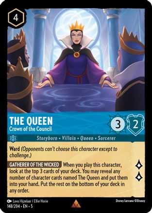 The Queen - Crown of the Council (5-148) (Cold Foil)