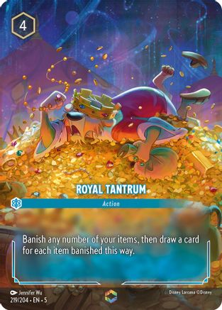 Royal Tantrum (Enchanted) (5-219) (Holofoil)
