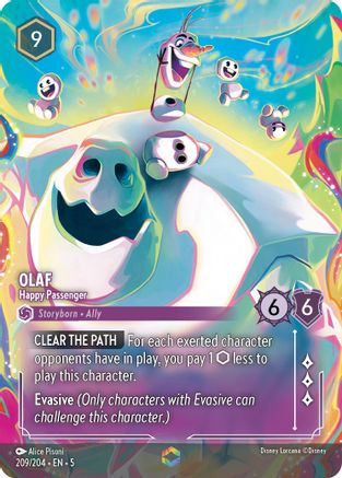 Olaf - Happy Passenger (Enchanted) (5-209) (Holofoil)