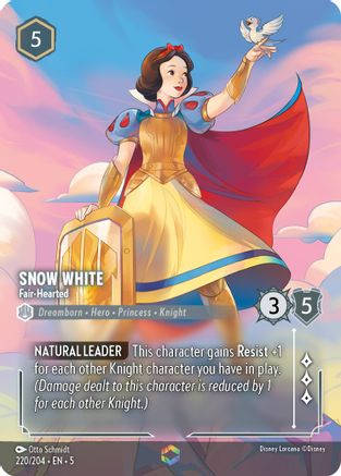 Snow White - Fair-Hearted (Enchanted) (5-220) (Holofoil)