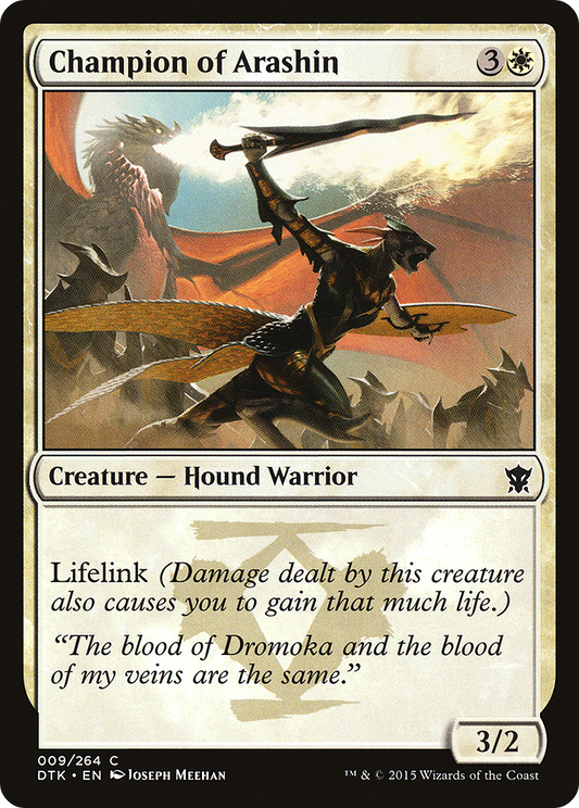 Champion of Arashin (DTK-009) (Foil)