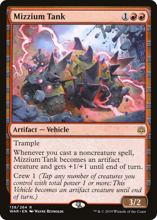 Mizzium Tank (WAR-138) (Foil)