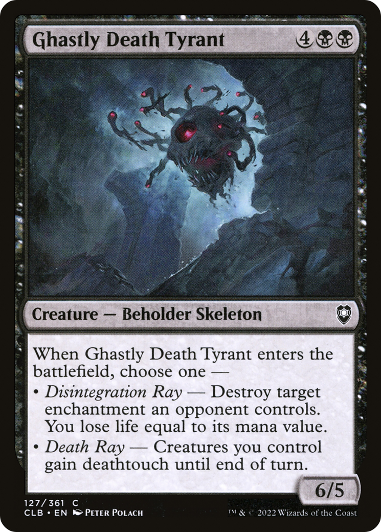 Ghastly Death Tyrant (CLB-127) (Foil)