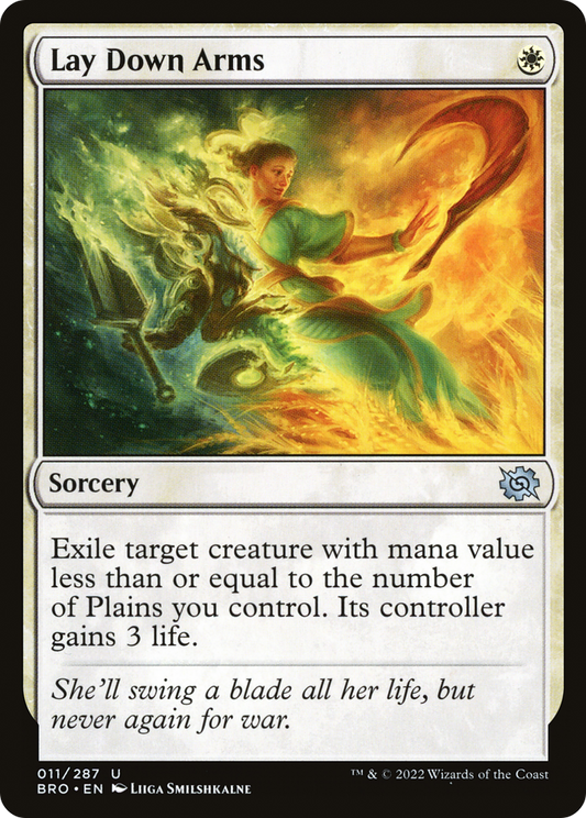Lay Down Arms (BRO-011) (Foil)