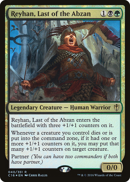 Reyhan, Last of the Abzan (C16-040) (Foil)