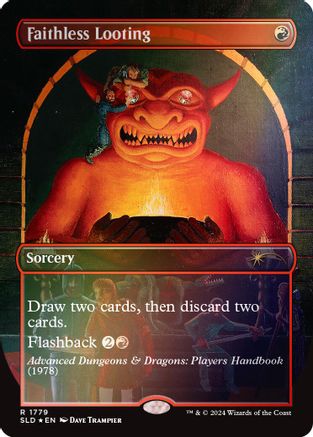 Faithless Looting (Rainbow Foil) (SLD-1779)