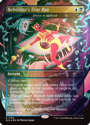 Beholder's Fear Ray - Drown in the Loch (Rainbow Foil) (SLD-1790)