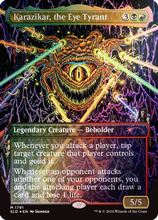 Karazikar, the Eye Tyrant (Rainbow Foil) (SLD-1791)